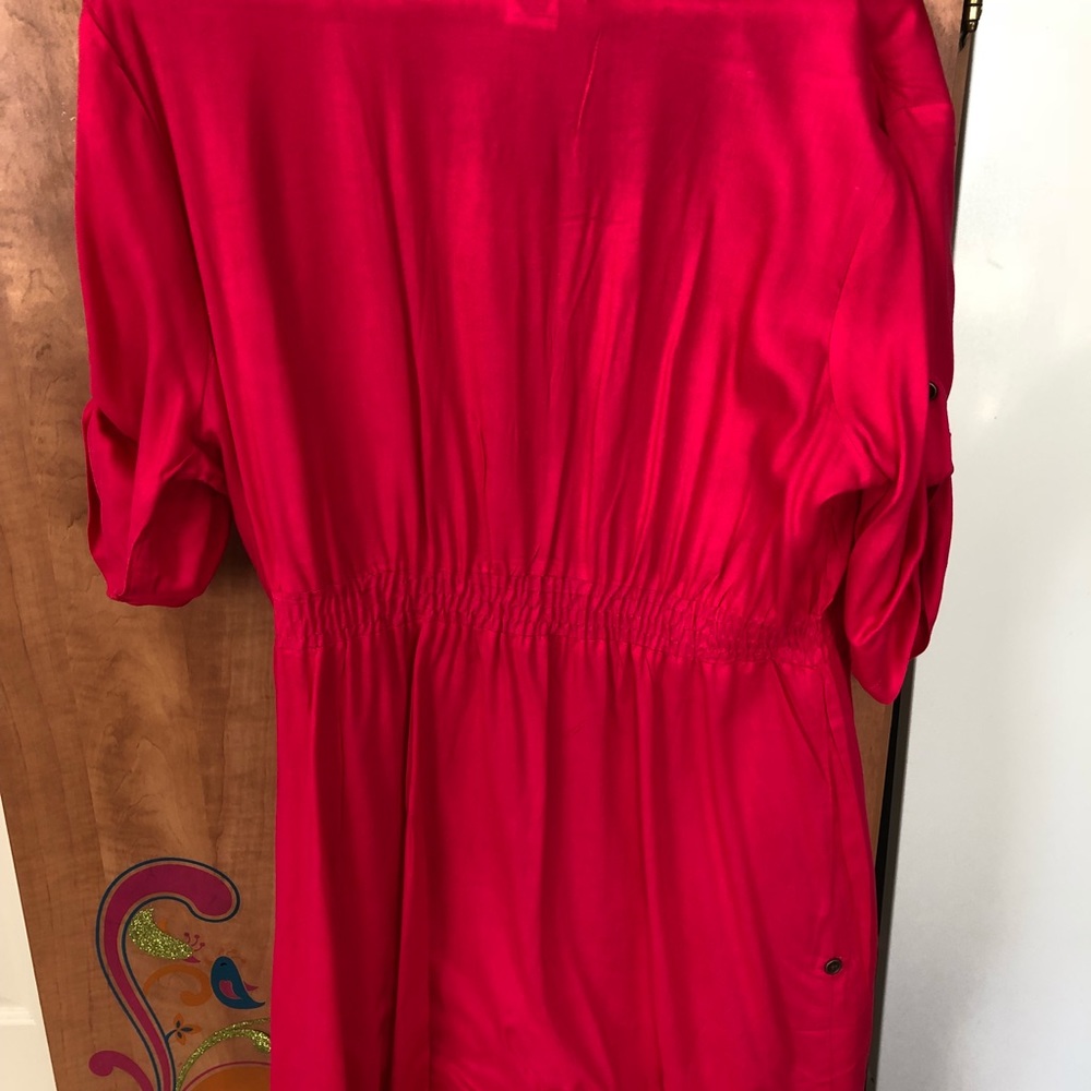 Hot pink maternity tunic